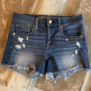 American eagle super stretch Jean shorts